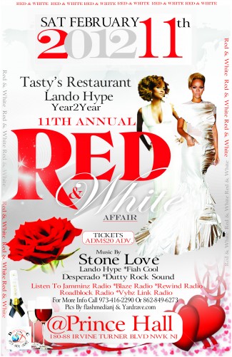 LANDO RED & WHITE 2012 POSTER